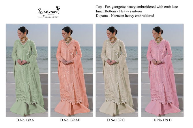 S-139 A TO D By Serine Pakistani Salwar Suits Catalog